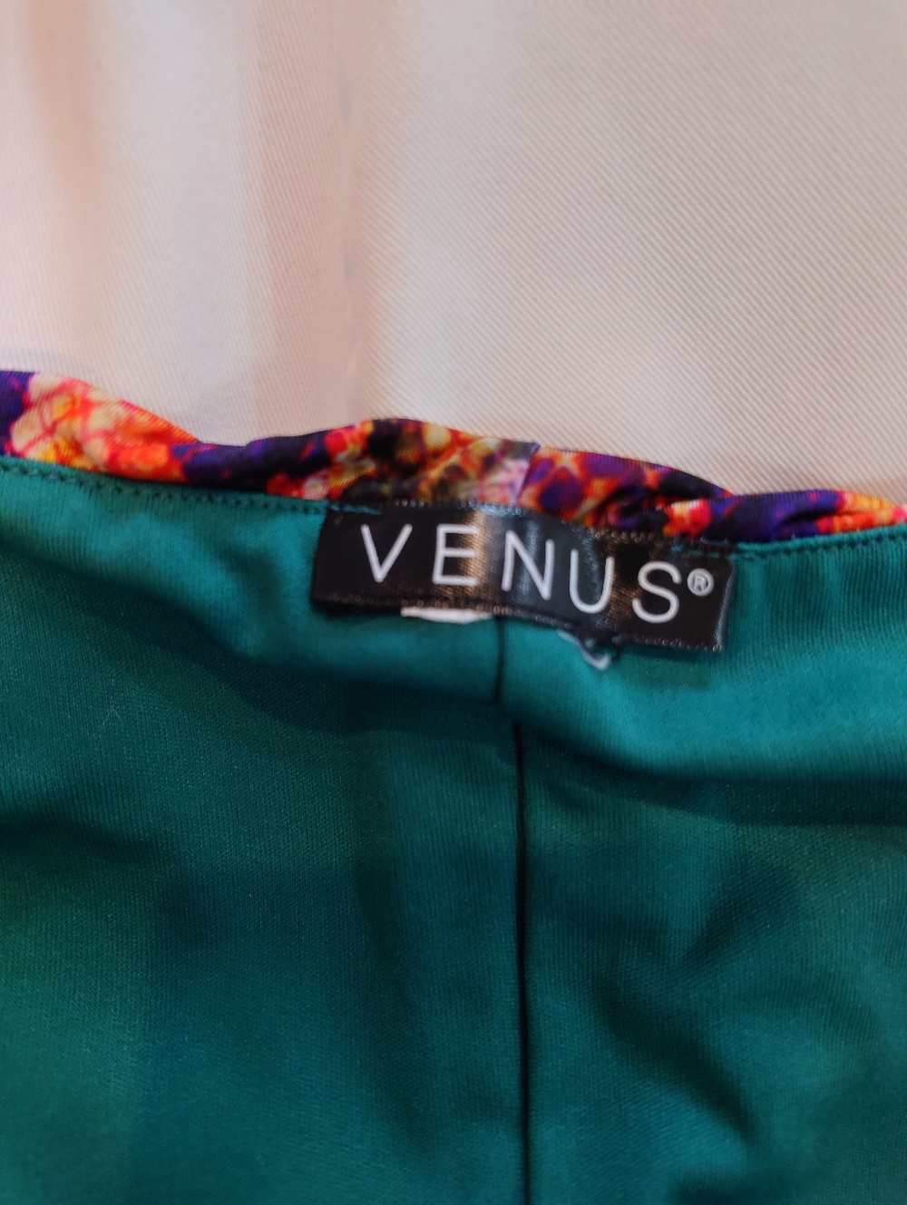 VENUS Blue Green Tropical Print Maxi Dress 22w - Picture 4 of 4